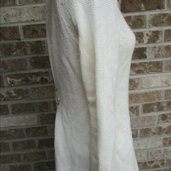 Anthropologie Angel of the North Sweater Sz M - Picture 3 of 5